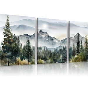 ⭐️Large Size Wall Art Modern Wall Decor Abstract 3 Piece Framed Canvas Art Print